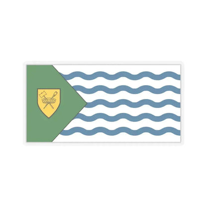 Flag of Vancouver Canada - STICKER Vinyl Kiss-Cut Decal 6 Inch Transparent - The Sticker Space