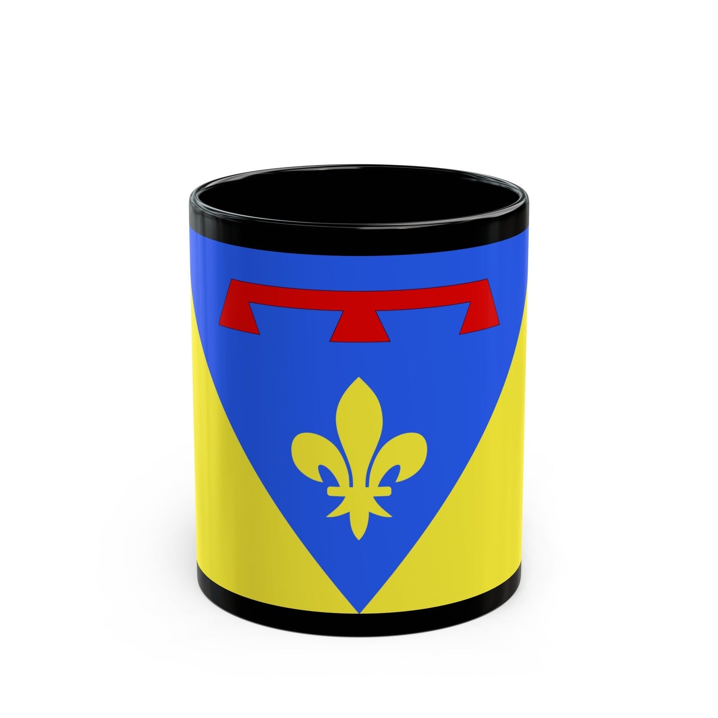 Flag of Var France 2 - Black Coffee Mug-11oz-The Sticker Space