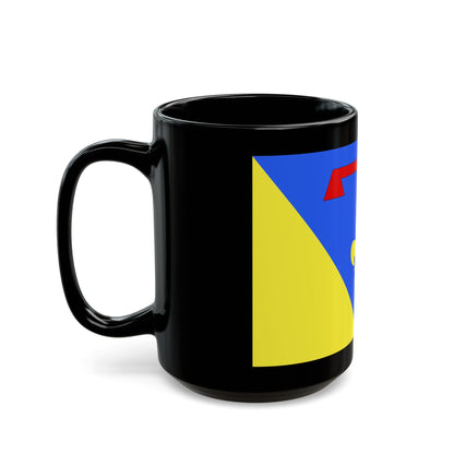 Flag of Var France 2 - Black Coffee Mug-The Sticker Space