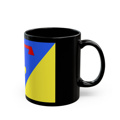 Flag of Var France 2 - Black Coffee Mug-The Sticker Space