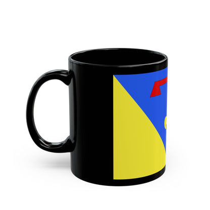 Flag of Var France 2 - Black Coffee Mug-The Sticker Space