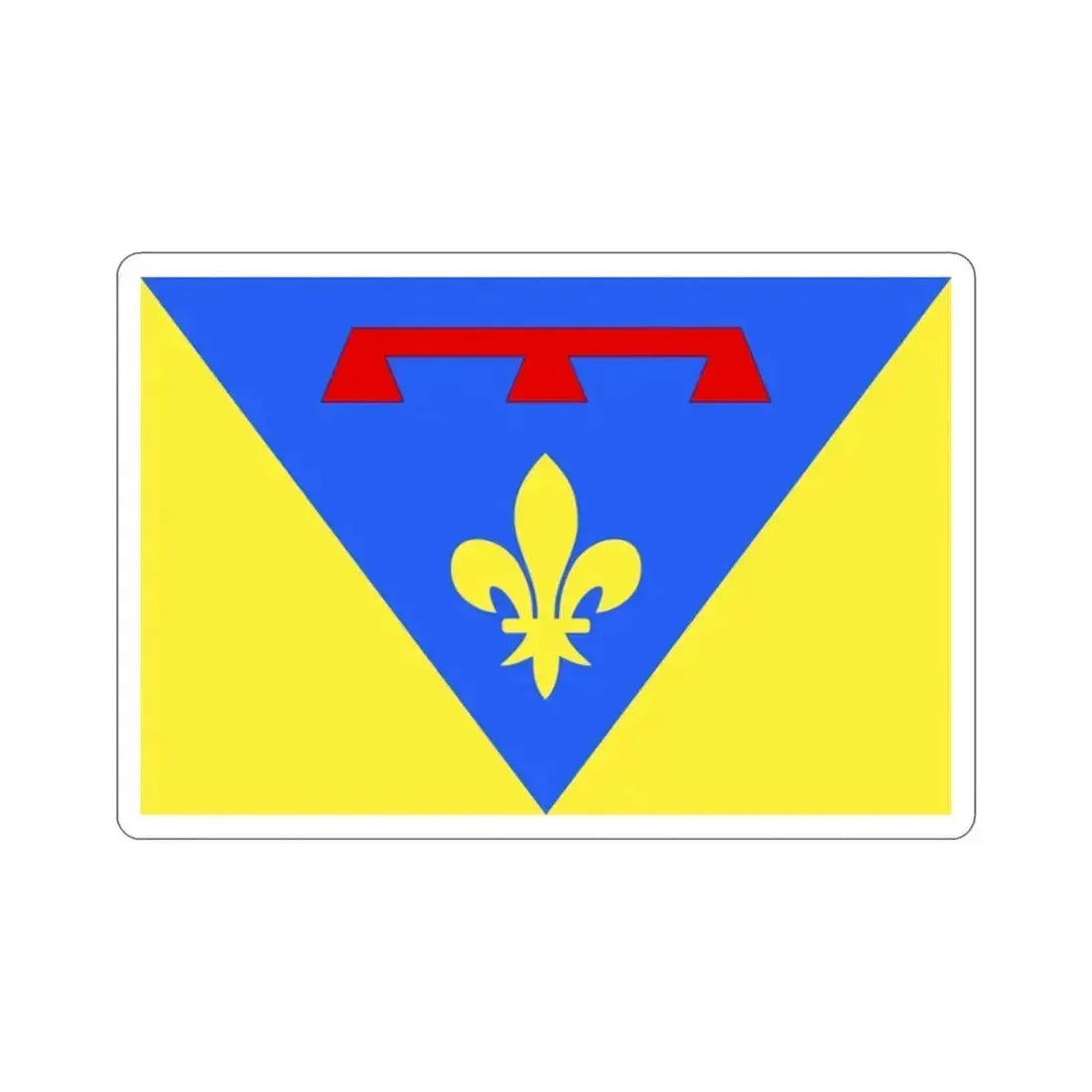 Flag of Var France 2 STICKER Vinyl Die-Cut Decal 2 Inch - The Sticker Space