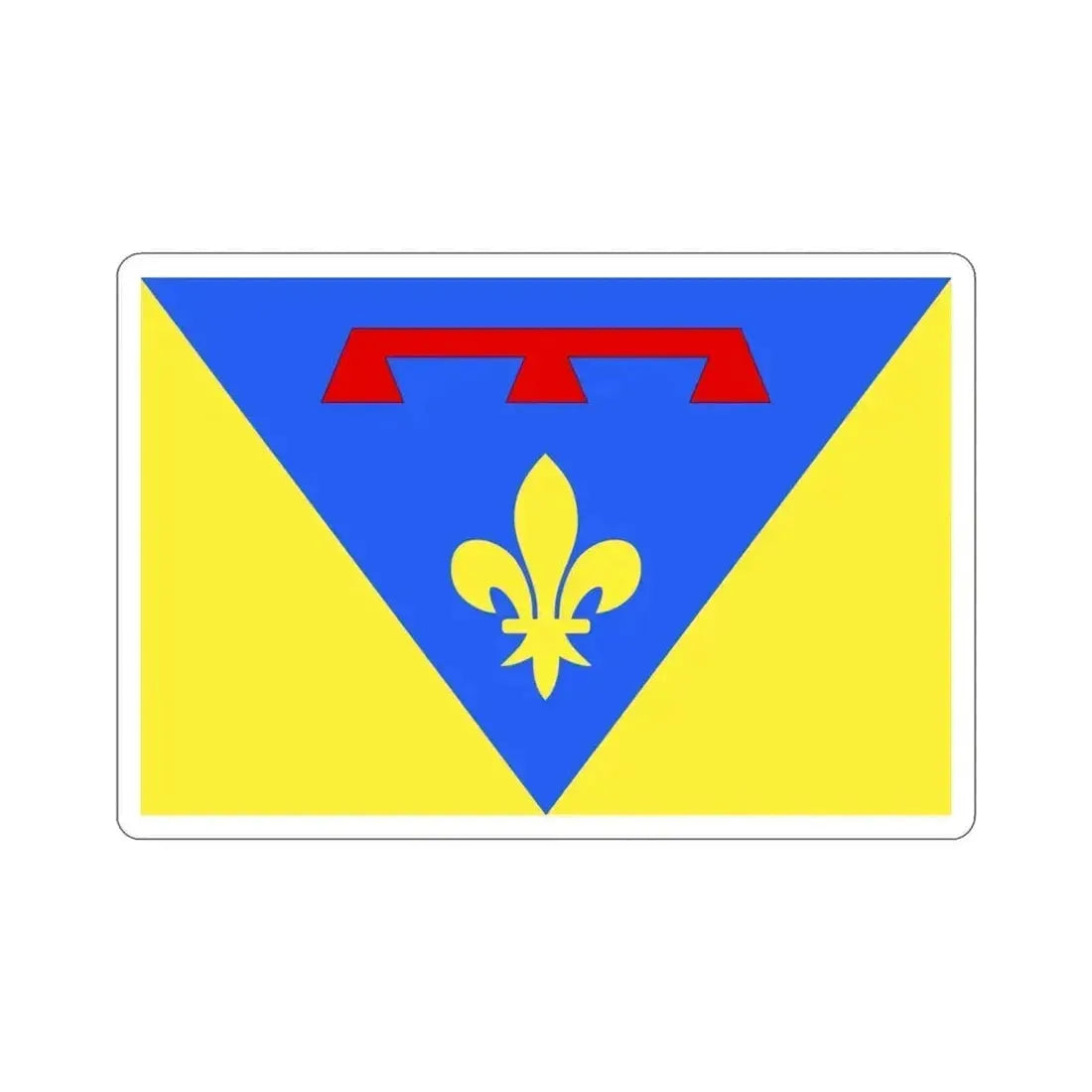 Flag of Var France 2 STICKER Vinyl Die-Cut Decal 3 Inch - The Sticker Space
