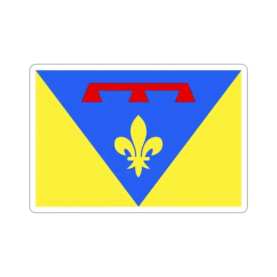 Flag of Var France 2 STICKER Vinyl Die-Cut Decal 4 Inch - The Sticker Space