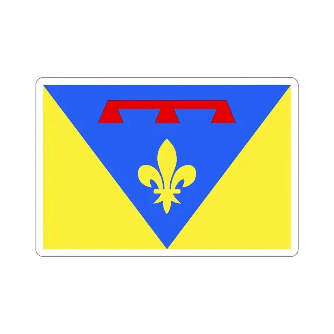 Flag of Var France 2 STICKER Vinyl Die-Cut Decal 5 Inch - The Sticker Space