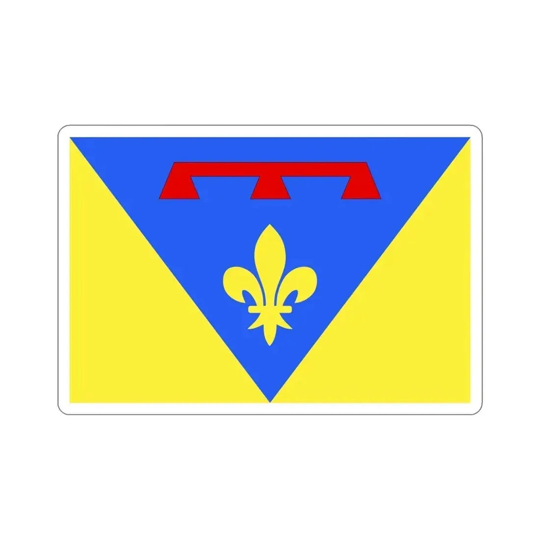 Flag of Var France 2 STICKER Vinyl Die-Cut Decal 5 Inch - The Sticker Space