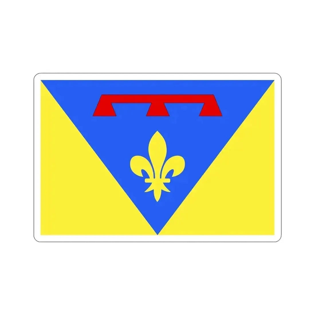 Flag of Var France 2 STICKER Vinyl Die-Cut Decal 6 Inch - The Sticker Space