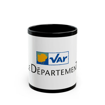 Flag of Var France - Black Coffee Mug-11oz-The Sticker Space