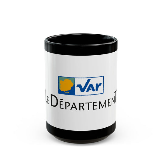 Flag of Var France - Black Coffee Mug-15oz-The Sticker Space