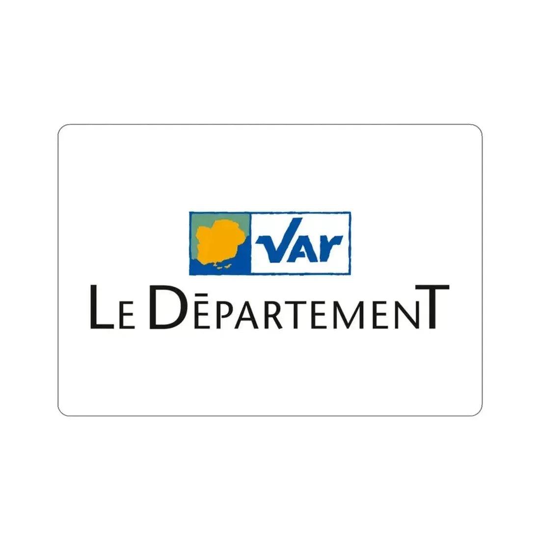 Flag of Var France STICKER Vinyl Die-Cut Decal 3 Inch - The Sticker Space