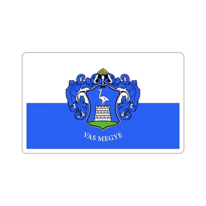 Flag of Vas County Hungary STICKER Vinyl Die-Cut Decal 2 Inch - The Sticker Space