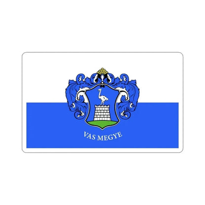 Flag of Vas County Hungary STICKER Vinyl Die-Cut Decal 3 Inch - The Sticker Space