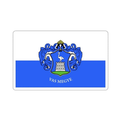 Flag of Vas County Hungary STICKER Vinyl Die-Cut Decal - The Sticker Space