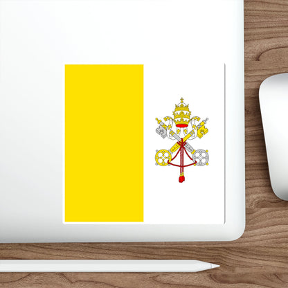 Flag of Vatican City STICKER Vinyl Die-Cut Decal-The Sticker Space