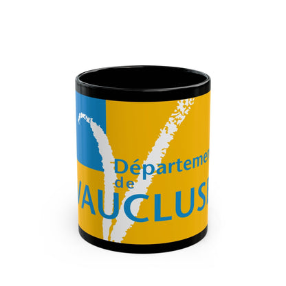 Flag of Vaucluse France - Black Coffee Mug-11oz-The Sticker Space