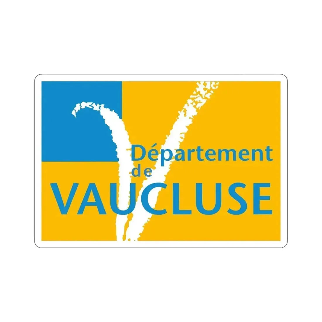 Flag of Vaucluse France STICKER Vinyl Die-Cut Decal - The Sticker Space