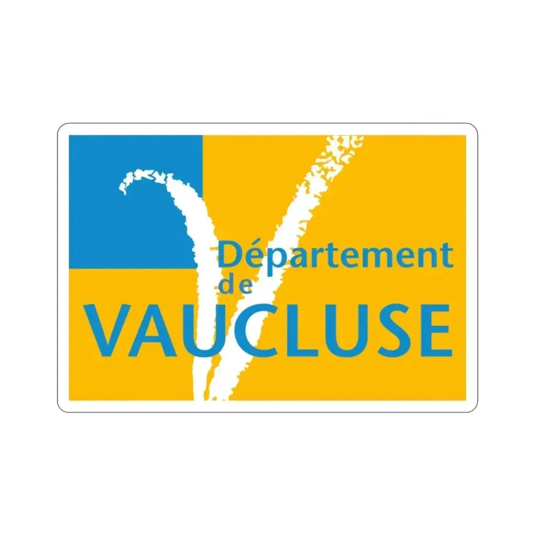 Flag of Vaucluse France STICKER Vinyl Die-Cut Decal - The Sticker Space