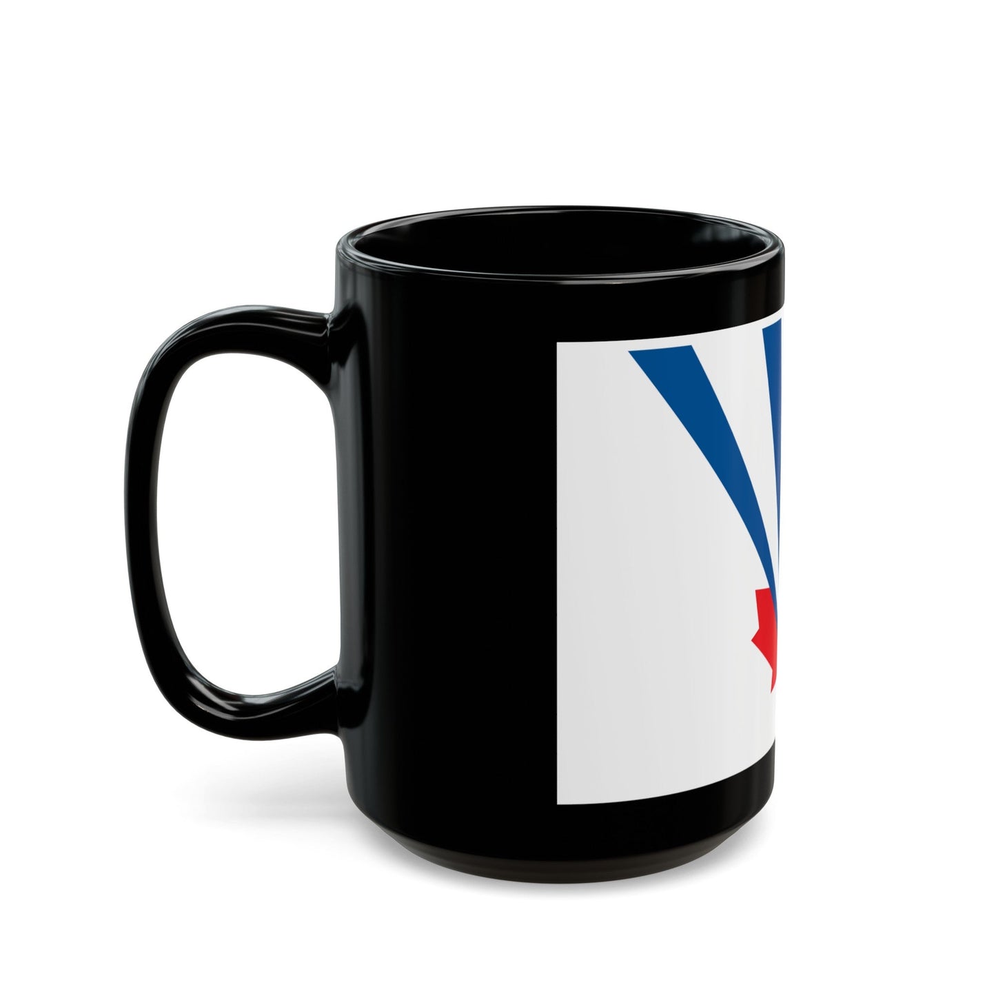 Flag of Vaughan Ontario Canada - Black Coffee Mug-The Sticker Space