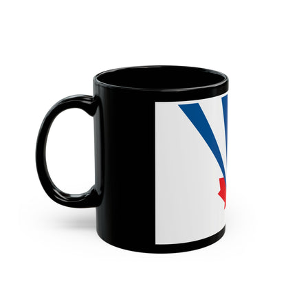 Flag of Vaughan Ontario Canada - Black Coffee Mug-The Sticker Space