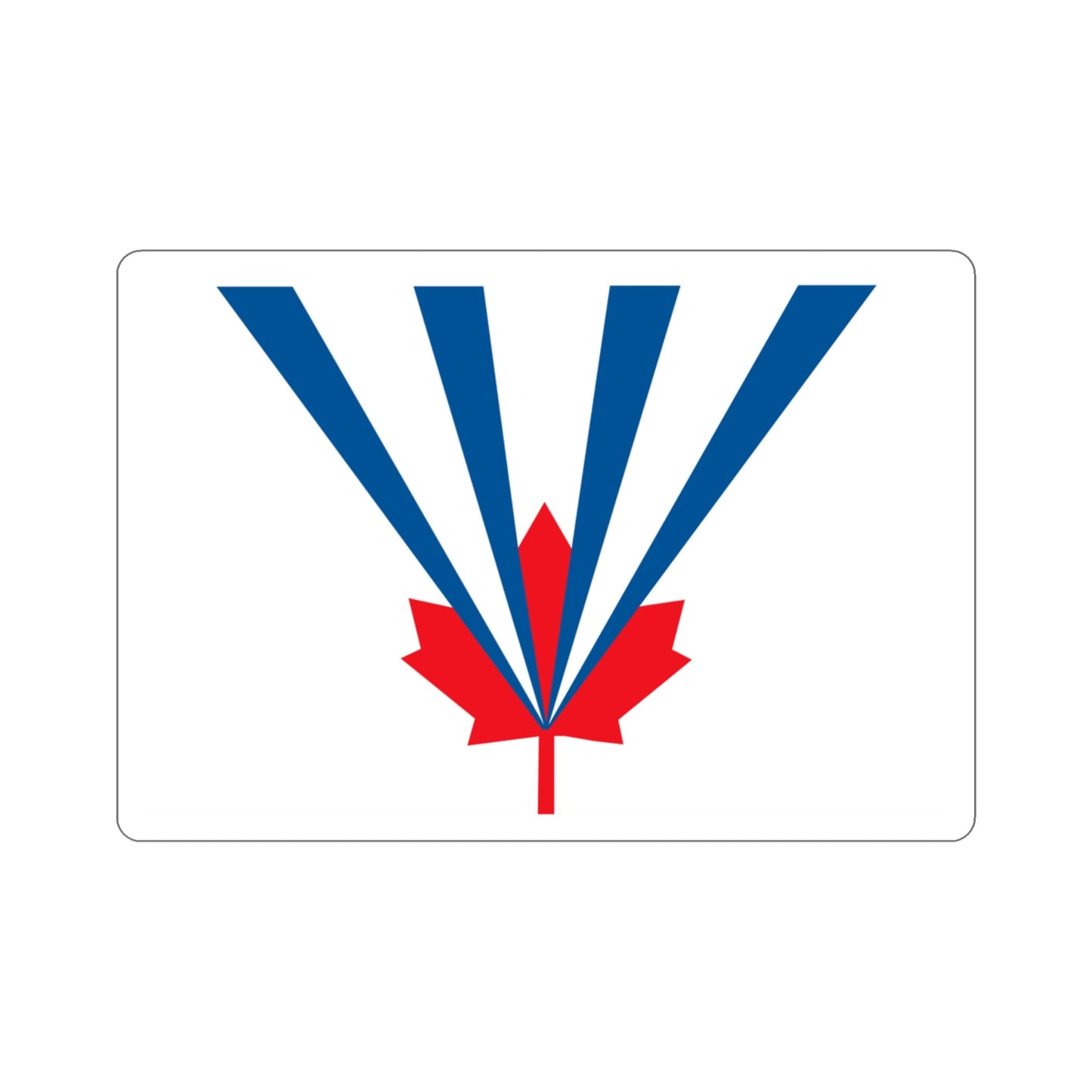 Flag of Vaughan Ontario Canada STICKER Vinyl Die-Cut Decal-3 Inch-The Sticker Space