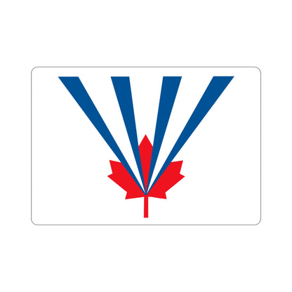 Flag of Vaughan Ontario Canada STICKER Vinyl Die-Cut Decal-3 Inch-The Sticker Space