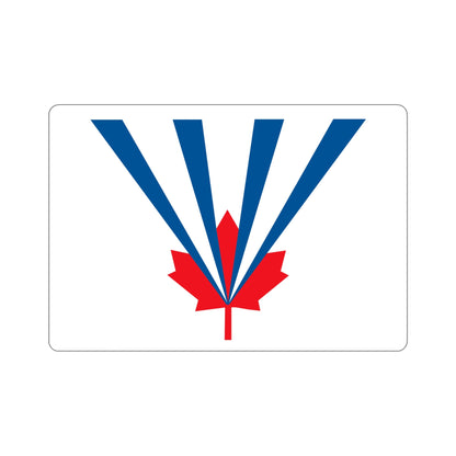 Flag of Vaughan Ontario Canada STICKER Vinyl Die-Cut Decal-6 Inch-The Sticker Space