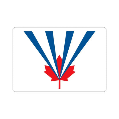 Flag of Vaughan Ontario Canada STICKER Vinyl Die-Cut Decal - The Sticker Space