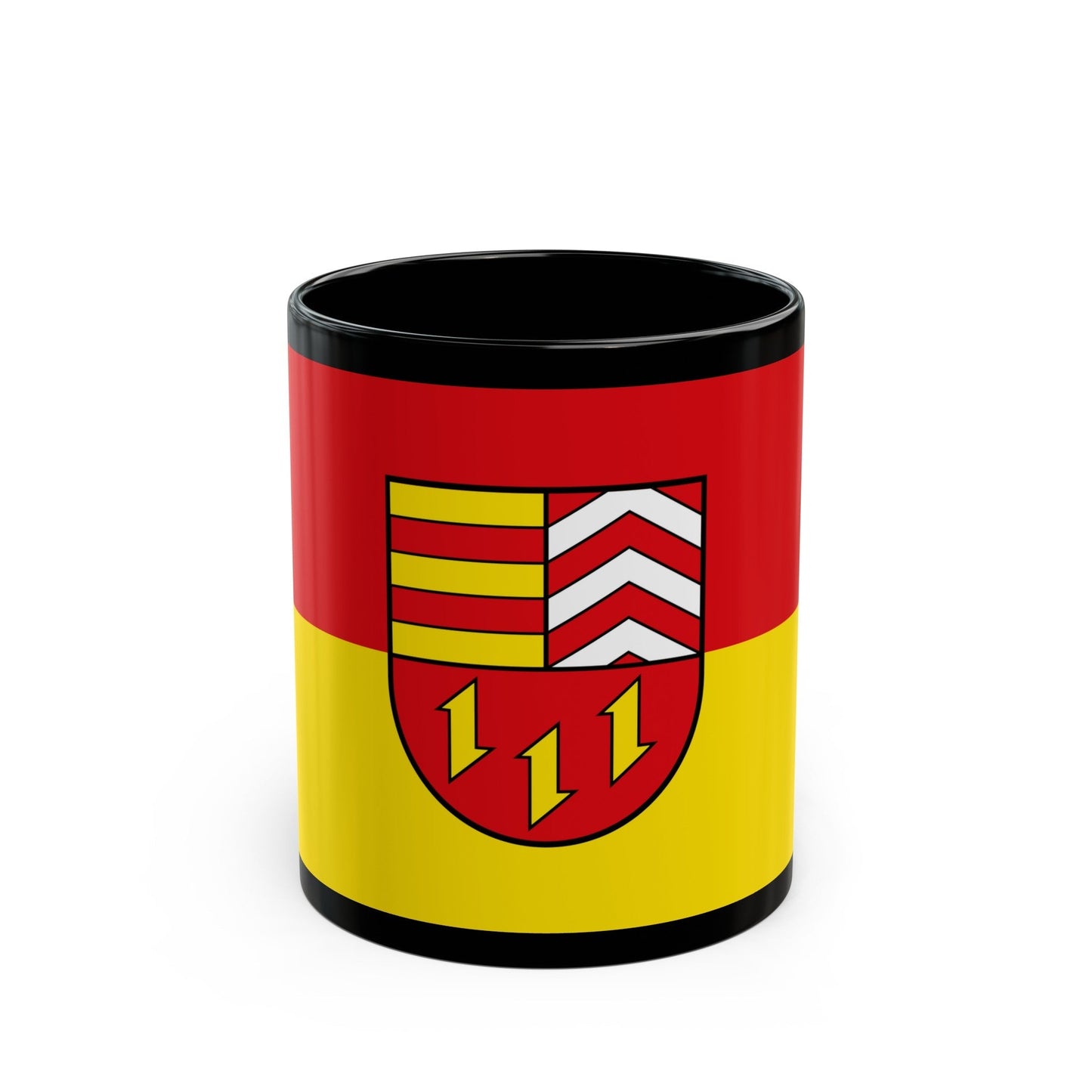 Flag of Vechta Germany - Black Coffee Mug-11oz-The Sticker Space