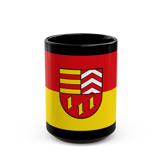 Flag of Vechta Germany - Black Coffee Mug-15oz-The Sticker Space