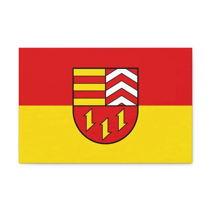 Flag of Vechta Germany - Canvas Wall Art 18″ x 12″ 1.25" - The Sticker Space