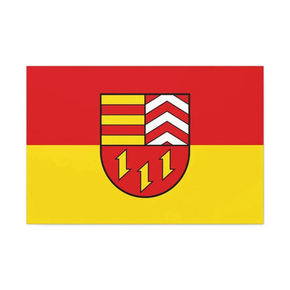 Flag of Vechta Germany - Canvas Wall Art 36" x 24" 1.25" - The Sticker Space