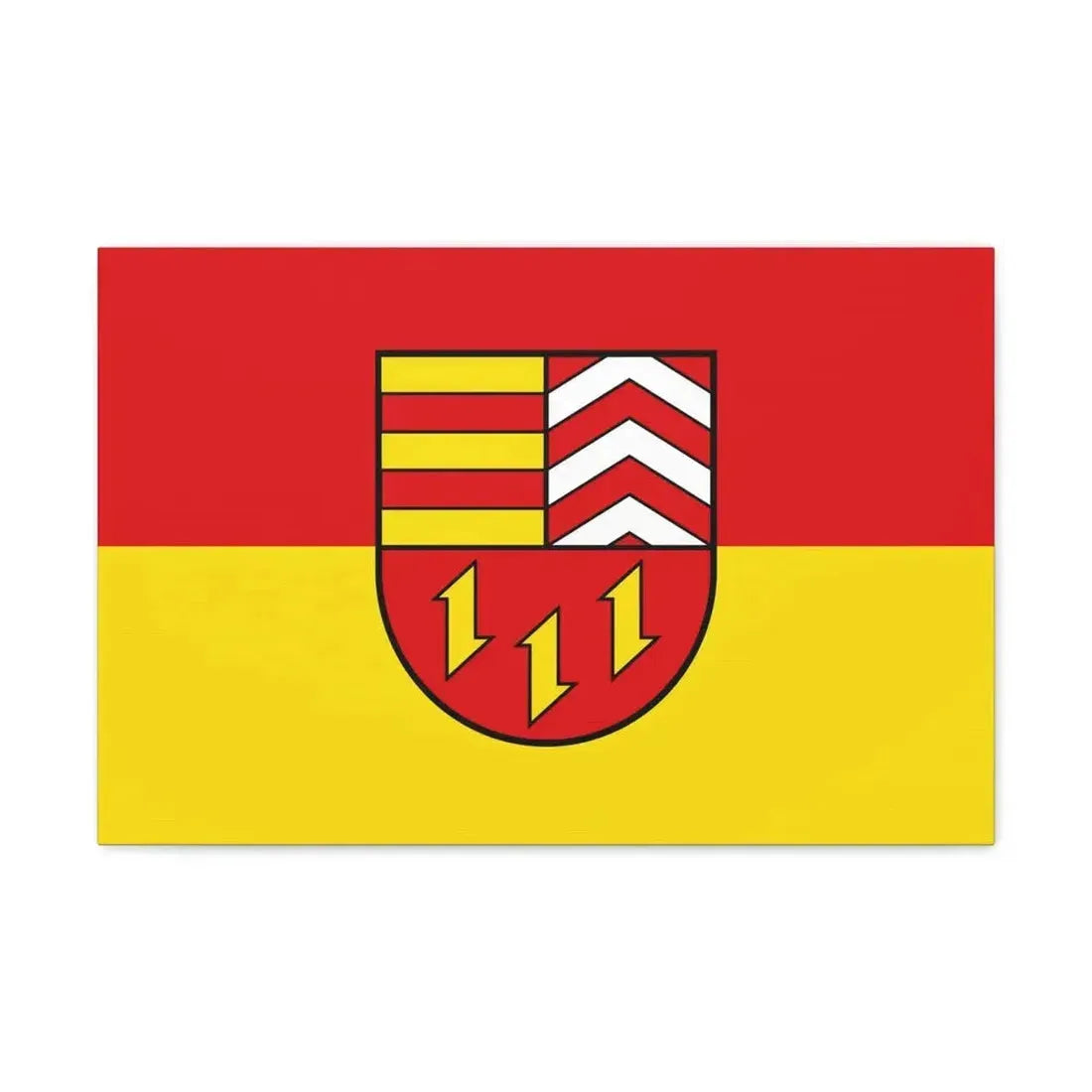 Flag of Vechta Germany - Canvas Wall Art - The Sticker Space