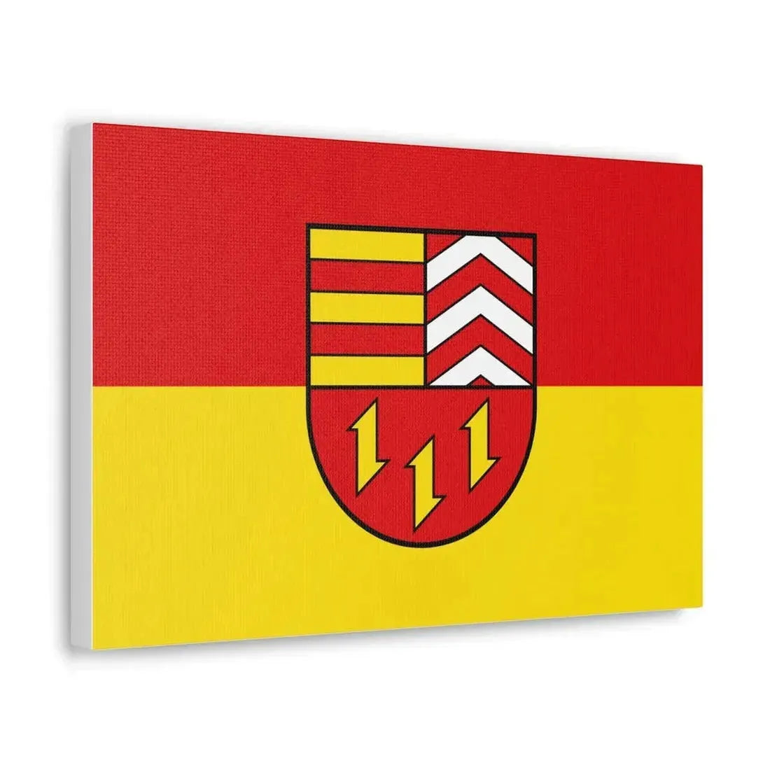 Flag of Vechta Germany - Canvas Wall Art - The Sticker Space