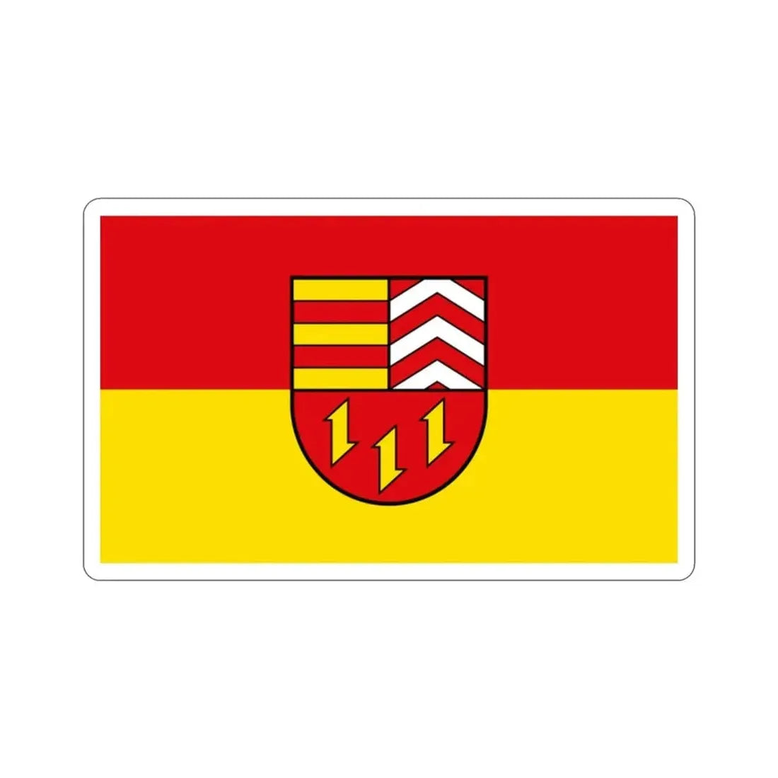 Flag of Vechta Germany STICKER Vinyl Die-Cut Decal - The Sticker Space