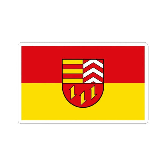 Flag of Vechta Germany - STICKER Vinyl Kiss-Cut Decal 2 Inch White - The Sticker Space