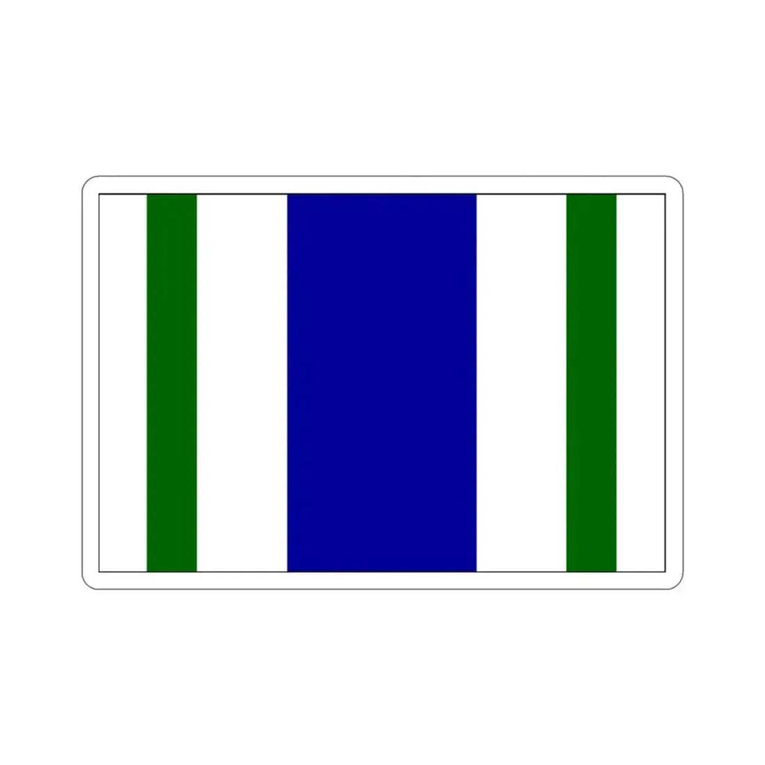 Flag of Vega Alta Puerto Rico STICKER Vinyl Die-Cut Decal 3 Inch - The Sticker Space