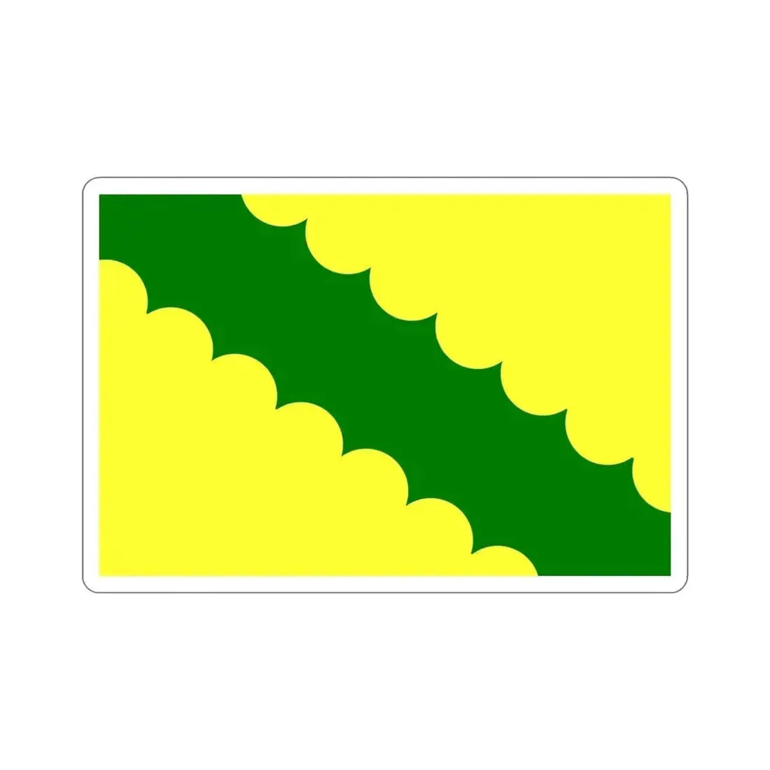 Flag of Vega Baja Puerto Rico STICKER Vinyl Die-Cut Decal 6 Inch - The Sticker Space