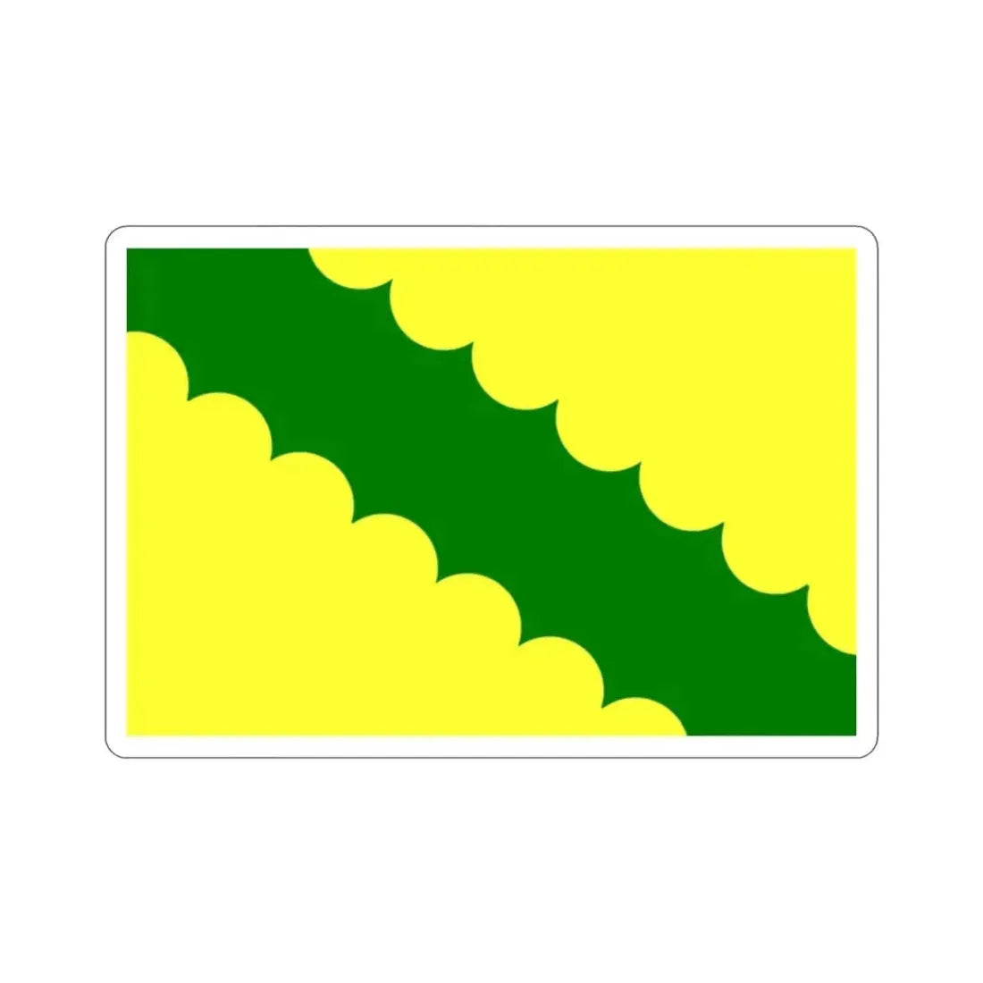 Flag of Vega Baja Puerto Rico STICKER Vinyl Die-Cut Decal - The Sticker Space