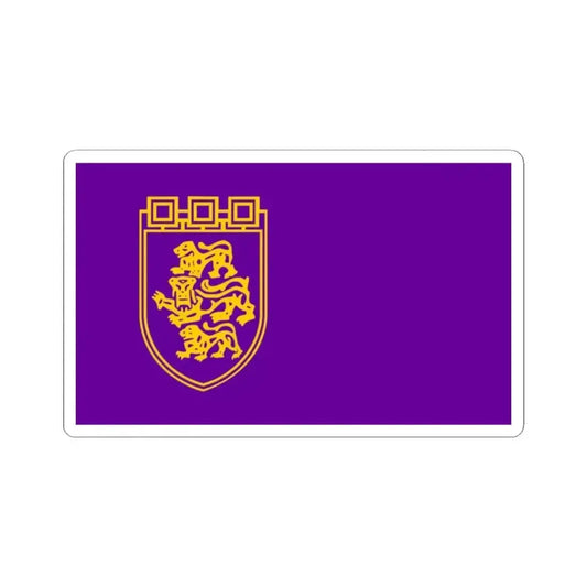Flag of Veliko Tarnovo (Bulgaria) STICKER Vinyl Kiss-Cut Decal 2 Inch White - The Sticker Space