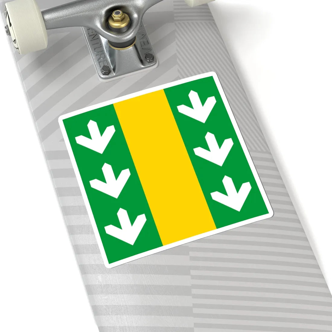 Flag of Velyki Birky (Ukraine) STICKER Vinyl Kiss-Cut Decal - The Sticker Space