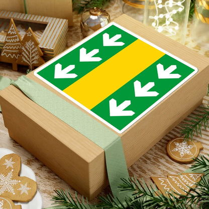 Flag of Velyki Birky (Ukraine) STICKER Vinyl Kiss-Cut Decal - The Sticker Space