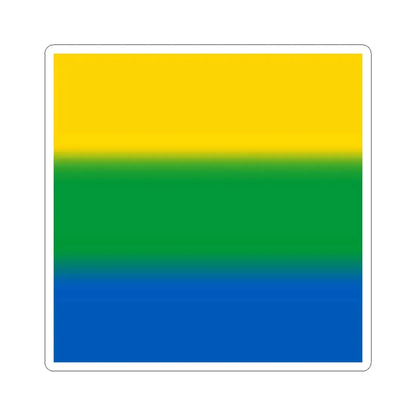 Flag of Velykyi Yablunets (Ukraine) STICKER Vinyl Kiss-Cut Decal 2 Inch White - The Sticker Space