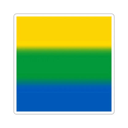 Flag of Velykyi Yablunets (Ukraine) STICKER Vinyl Kiss-Cut Decal 4 Inch White - The Sticker Space
