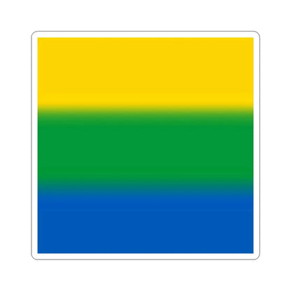 Flag of Velykyi Yablunets (Ukraine) STICKER Vinyl Kiss-Cut Decal 6 Inch White - The Sticker Space