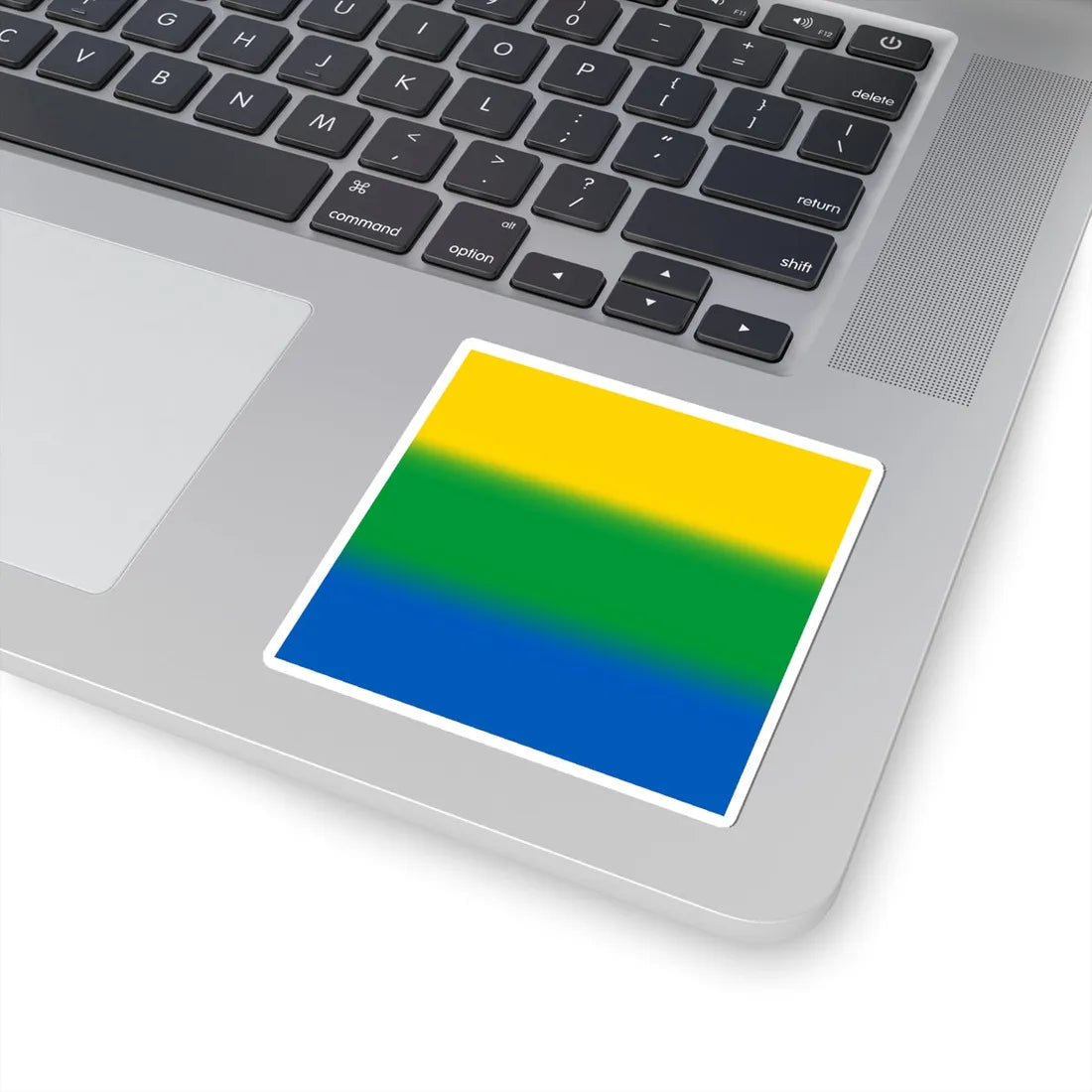 Flag of Velykyi Yablunets (Ukraine) STICKER Vinyl Kiss-Cut Decal - The Sticker Space