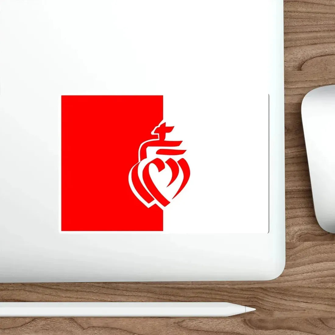 Flag of Vendée France 2 STICKER Vinyl Die-Cut Decal - The Sticker Space