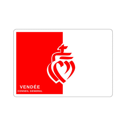 Flag of Vendée France STICKER Vinyl Die-Cut Decal-4 Inch-The Sticker Space