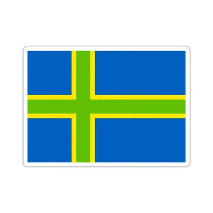 Flag of Vendsyssel (Denmark) STICKER Vinyl Kiss-Cut Decal 6 Inch White - The Sticker Space