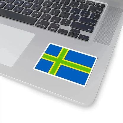 Flag of Vendsyssel (Denmark) STICKER Vinyl Kiss-Cut Decal - The Sticker Space