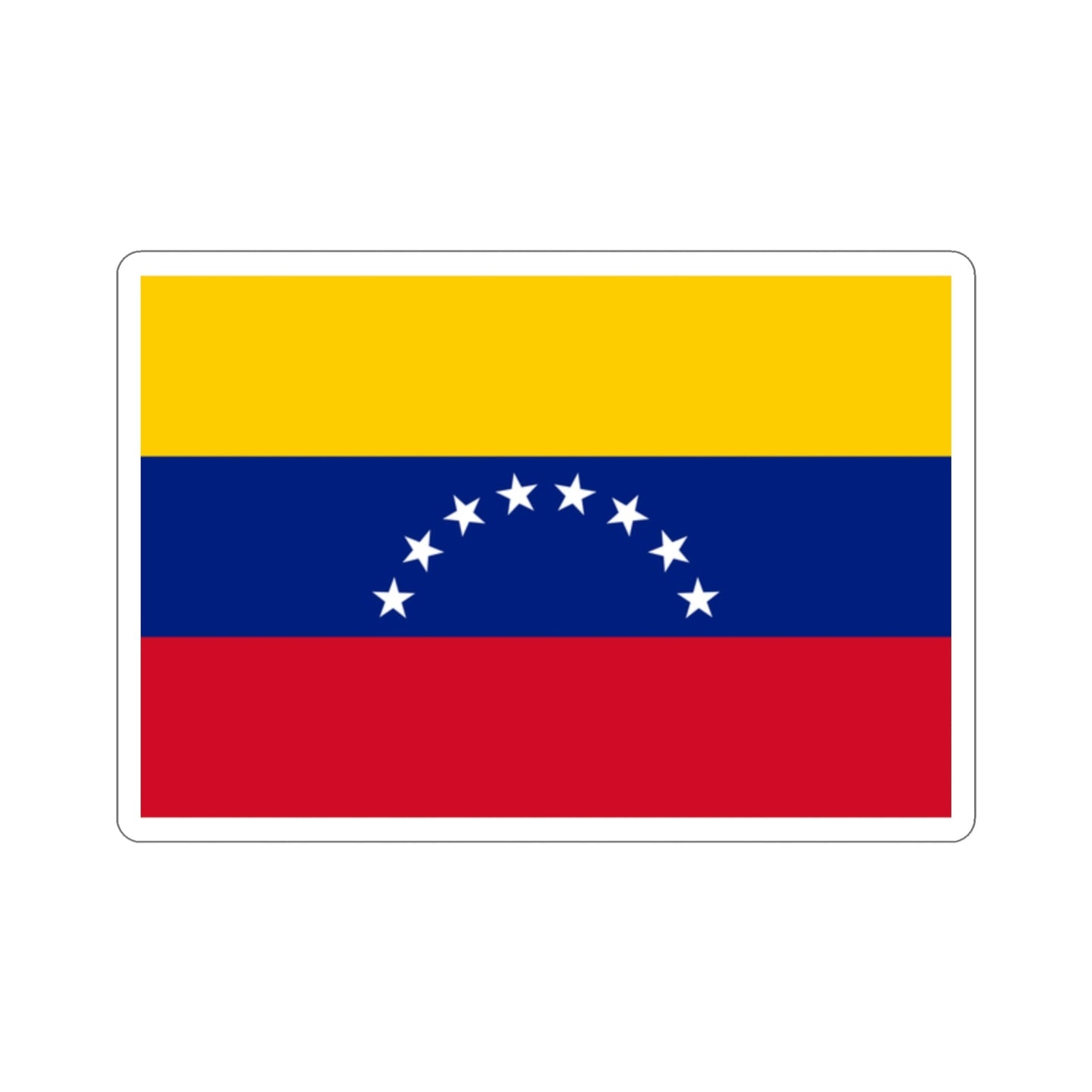 Flag of Venezuela STICKER Vinyl Die-Cut Decal-2 Inch-The Sticker Space